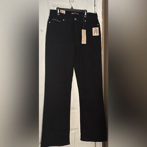 Levi's Women's Black Jeans size 12 L / 31 nwt 512
